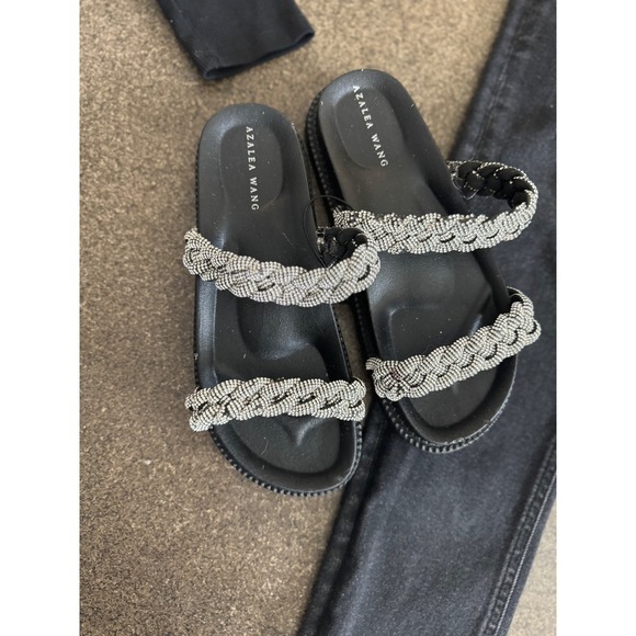 Alexa Wang Nikolina Rhinestone slides - Picture 2 of 8